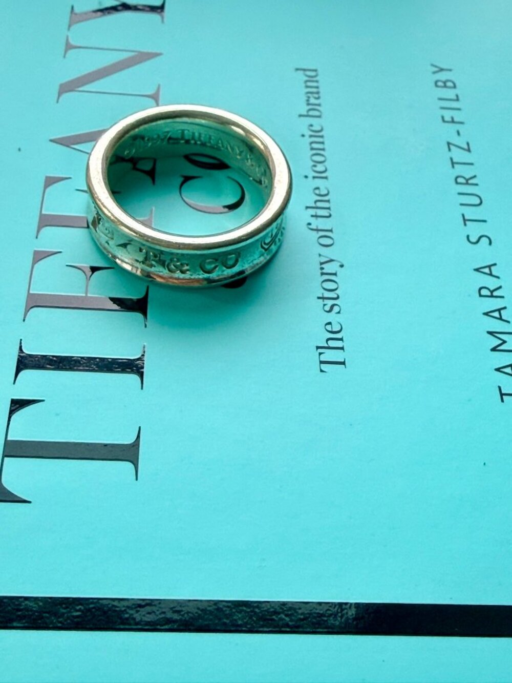 Tiffany & Co. 1837 Sterling Silver Band Ring - Picture 2 of 8